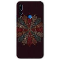 Huawei Y9 Prime 2019 Kılıf HD Desen Baskılı Arka Kapak - Mandala Flower Wal