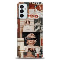 Samsung Galaxy M13 Kılıf HD Baskılı Kılıf - I Dont Care + Tam Ekran Koruyucu