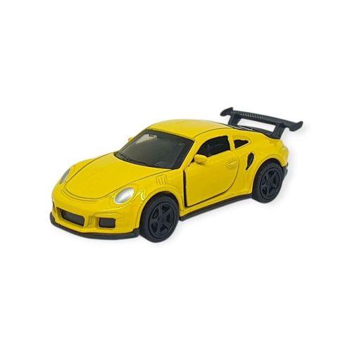 Çek Bırak Metal Küçük Arabalar 8 cm - 6411A-19 - Sarı