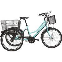 Bisan E-Porter Lit Elektrikli Kargo Bisikleti Turkuaz