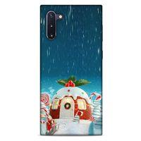 Samsung Galaxy Note 10 Kılıf Snowix (14) Lansman Kılıf Beyaz Kırmızı