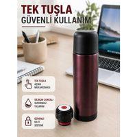 Çift Katmanlı Vakumlu Termos Ofis Araç Kamp İçin Paslanmaz Çelik Termos