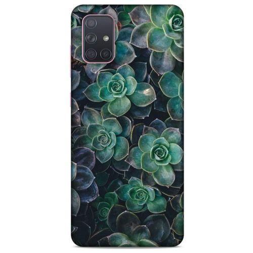Samsung Galaxy A71 Uyumlu Kılıf Yeşil Delisi (33) Hybrid Kılıf Çay yeşil
