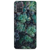 Samsung Galaxy A71 Uyumlu Kılıf Yeşil Delisi (33) Hybrid Kılıf Çay yeşil