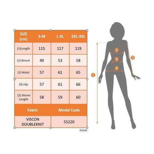 Kadın Uzun Kollu önden Fermuarlı Maxi Viskon Iki Iplik Elbise