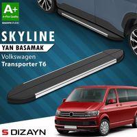 S-Dizayn VW Transporter T6 Kısa Şase Skyline Krom Yan Basamak 213 Cm 2015-2019 A+ Kalite