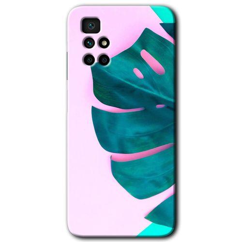 Redmi 10 Kılıf HD Desen Baskılı Arka Kapak - 3D Yaprak