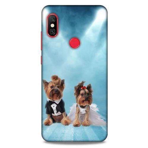 Xiaomi Redmi Note 6 Pro Kılıf Köpek Kıyafetleri (18) Telefon Kılıfları Yorkshire Gömlek Papyon