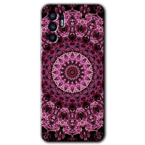 OPPO Oppo Reno 6 Kılıf HD Desen Baskılı Arka Kapak - Mandala Patterns Kaleidoscope