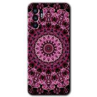 OPPO Oppo Reno 6 Kılıf HD Desen Baskılı Arka Kapak - Mandala Patterns Kaleidoscope