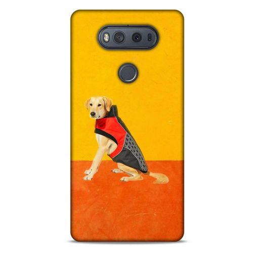 LG K61 Kılıf Köpek Kıyafetleri (46) Core Armor Kılıf Golden Retriever Mont