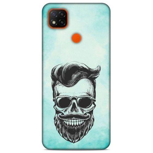 Lopard Xiaomi Redmi 9C Uyumlu Kılıf Tattoo's (25) Antişok Kapak Mustache