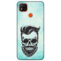 Lopard Xiaomi Redmi 9C Uyumlu Kılıf Tattoo's (25) Antişok Kapak Mustache