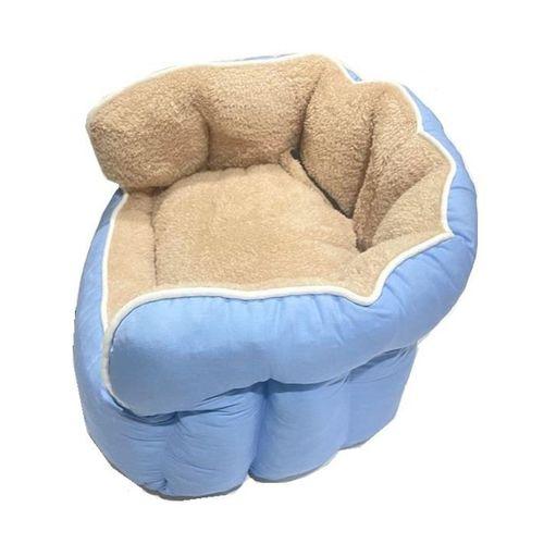 Süslüpati Kullanışlı Yıkanabilir Kumaş Silikon Elyaf Dolgulu Kedi Köpek Yatağı 45Cm