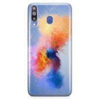 Samsung Galaxy M30 Kılıf Color Splash Arka Kapak Koruma Desenli Full Koruyucu