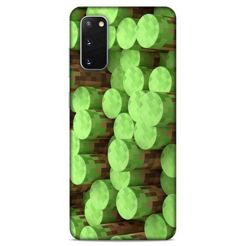 Lopard Samsung Galaxy S20 Uyumlu Kılıf PiXel (8) Baskılı Kılıf Yeşiller