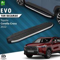 S-Dizayn Toyota Corolla Cross Evo Krom Yan Basamak 183 Cm 2022 Üzeri