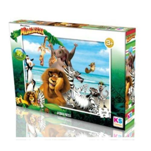 Ks Games Puzzle Madagascar 200 Parça