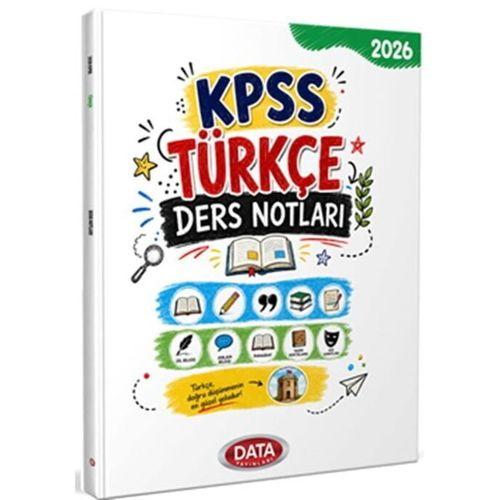 2026 KPSS Türkçe Ders Notları Data Yayınları