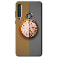 Galaxy A9 2018 Kılıf HD Desen Baskılı Arka Kapak - Clocks Artwork + Kırılmaz Cam