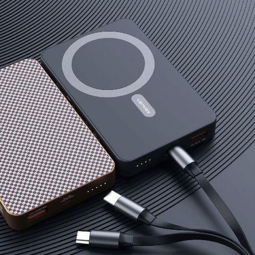 Lenyes P32-1 M-safe Şarj Özellikli Aramid Fiber Powerbank 15W 10000mAh