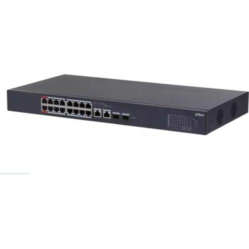 DAHUA CS4220-16GT-135, 16Port, Gigabit, PoE 135W, 2 Port Gigabit Uplink, 2 Port SFP Gigabit Combo, Cloud Yönetilebilir, Switch