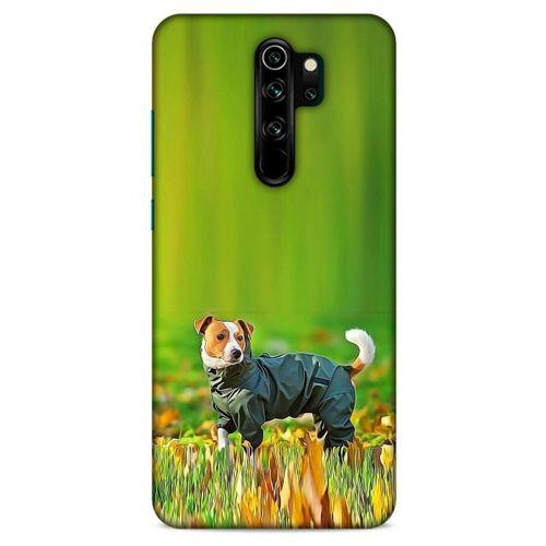 Xiaomi Redmi Note 8 Pro Kılıf Köpek Kıyafetleri (26) Tpu Silikon Kılıf Jack Russell Yağmurluk