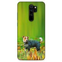 Xiaomi Redmi Note 8 Pro Kılıf Köpek Kıyafetleri (26) Tpu Silikon Kılıf Jack Russell Yağmurluk