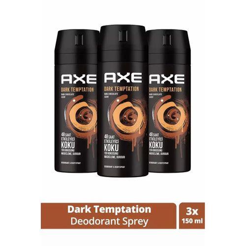 3 Adet Axe Dark Temptatıon Bay Parfüm Kofre 150 ml