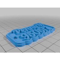 Özel Çok Satırlı İsimlik veya Anahtarlık 3D Baskı (Bu ürün Sadece Plastik parçadır - Almadan Önce Soru Sorabilirsiniz)