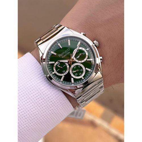 Ferrucci 2 Yıl Garantili Çelik Kordon İç Kadran Özellikleri Aktif 3 Atm Erkek Kol Saati EF.03517.4