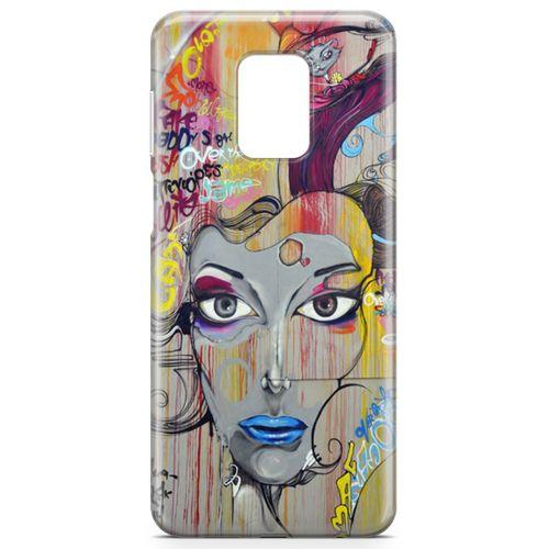 Xiaomi Redmi Note 9 Pro Kılıf Grafiti Posion Arka Kapak Koruma Desenli Full Koruyucu