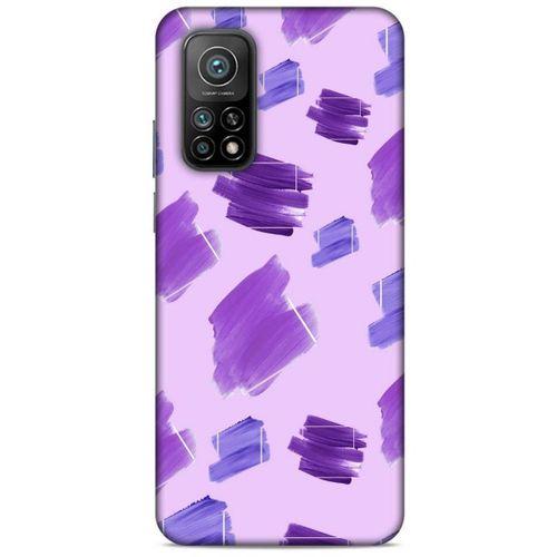 Xiaomi Mi 10T Pro 5G Uyumlu Kılıf Mor Delisi (25) Antişok Kapak Suluboya