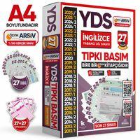 2025 YDS İngilizce ÖSYM Tıpkı Basım Çıkmış Soru Deneme Paketi 27li Dijital Çözümlü Fasikül SETİ