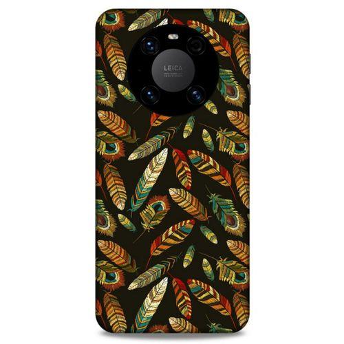 Lopard Huawei Mate 40 Pro Uyumlu Kılıf Tüyler (9) Kılıf
