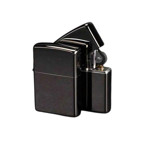 Siyah Kutulu Metal Çakmak Benzinli Hediyelik Eşya