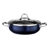 Leggno MST2828ST24BL Master Titanium Sığ Tencere Metalik Mavi 24 Cm