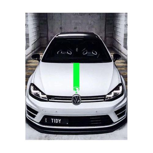 MRK Oto Kaput Şerit Sticker Kurt Ve Ay Yıldız Tasarımlı 12*60 Cm