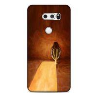 LG K40S Kılıf Depresyon (47) Crystal Flex Kılıf Siyah Kırmızı