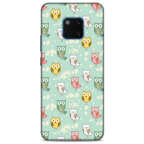 Baykuşlar (26) Desenli Silikon Kapak Telefon Kabı Huawei Mate 20 Pro Kılıf
