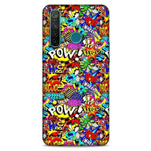 Graffitix (33) Desenli Silikon Kapak Oppo Realme 5 Pro Kılıf