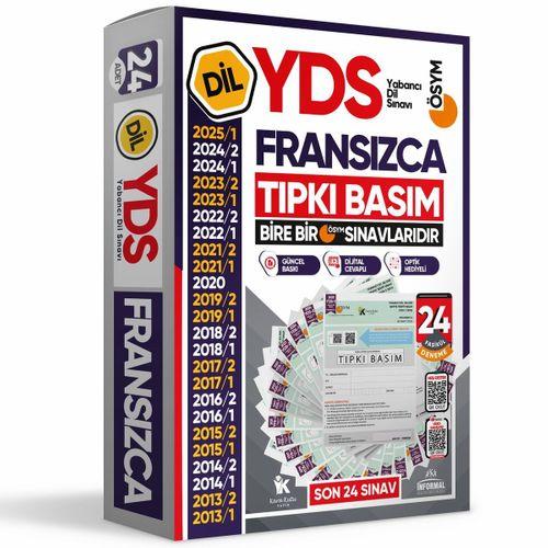 2026 YDS Fransızca ÖSYM Tıpkı Basım Çıkmış Soru Deneme Paketi 24lü Fasikül SETİ