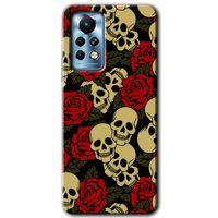 İnfinix Note 11 Pro Kılıf HD Desen Baskılı Arka Kapak - Kurukafa Aşk