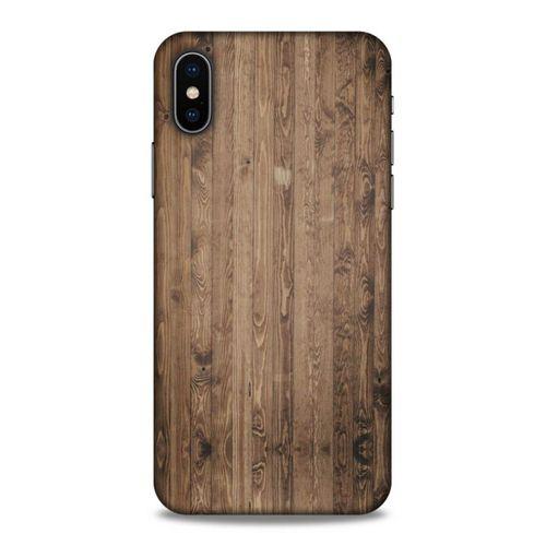 Lopard Apple iPhone XS Uyumlu Kılıf Wood'X (6) Silikon Kılıf Desenli