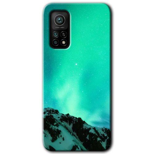 Xiaomi Mi 10T HD Baskılı Kılıf + 9D Tam Ekran Koruyucu - Aurora