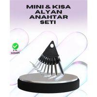 9 Parça Alyan Anahtar Seti Farklı Metrik Ölçü Pratik Taşıma