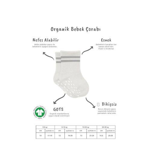 5'Li Penye Kaymaz Çember Soket Çorap 10122 Ekru