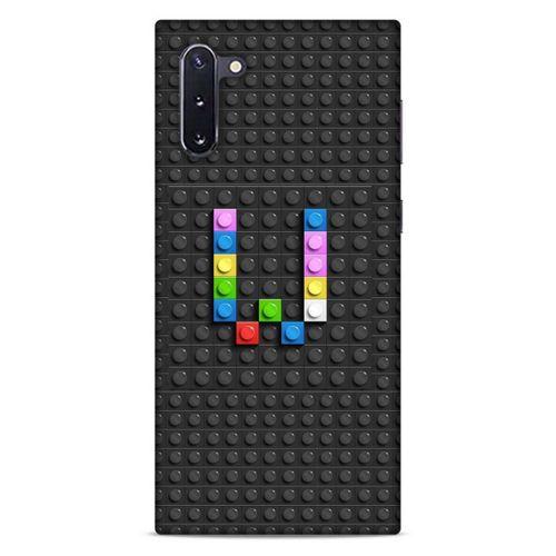 Lopard Samsung Galaxy Note 10 Uyumlu Kılıf BloX (39) Liquid Crystal Kılıf W Harfi