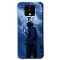 Tecno Camon 16 Kılıf HD Desen Baskılı Arka Kapak - Sonbahar Yalnızlığı + Kırılmaz Cam