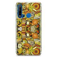 Huawei P20 Lite 2019 Kılıf Çay Çeşitleri Arka Kapak Koruma Desenli Full Koruyucu